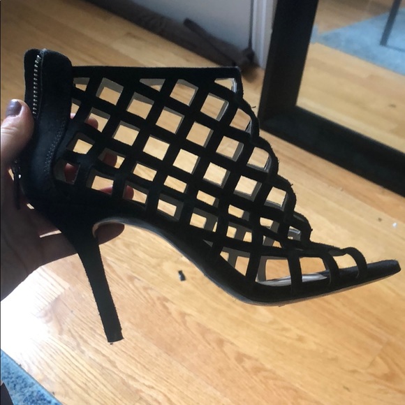 michael kors caged heels